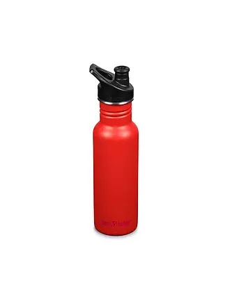 KLEAN KANTEEN | Edelstahl Trinkflasche Classic 532ml Sport Cap Tiger Lily | 